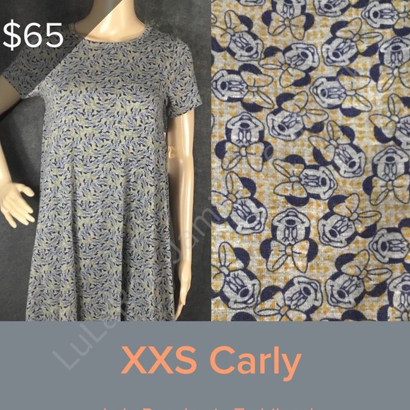 LuLaRoe Disney XXS Carly - Picture 1 of 1
